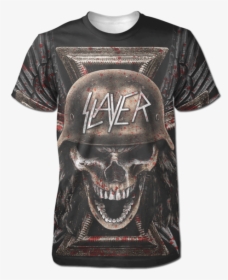 Wehrmacht Scream Tee - Slayer All Over Print Shirt, HD Png Download, Free Download