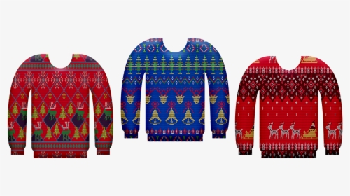 Ugly Christmas Sweater, Christmas Sweater, Knitwear - Ugly Christmas Sweater Clipart Transparent Background, HD Png Download, Free Download