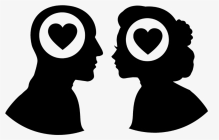 Head, Brain, Heart, Love, Emotional, Face, Silhouette - Sapiosexualité, HD Png Download, Free Download