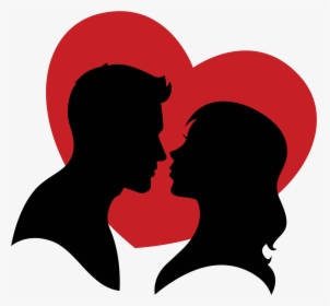 Picture Black And White Couple Vector Heart - Couple Clipart Black And White, HD Png Download, Free Download