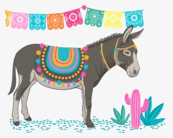 Donkey, Mexican, Animal, Cactus - Mule Png, Transparent Png, Free Download