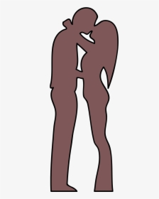 Two Couple Drawing, HD Png Download, Free Download