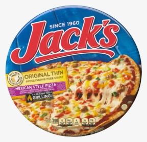 Jack"s Original Thin Crust Mexican Style Frozen Pizza - Jack's Mexican Style Pizza, HD Png Download, Free Download