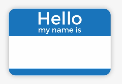 Collection Of Free Hello My Name Is Nametag Png - Transparent Name Tag Png, Png Download, Free Download