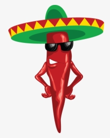 Mexican Png - Cartoon Chilli, Transparent Png, Free Download