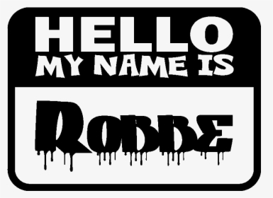 Sticker Personnalisable Hello My Name Is Stickers, HD Png Download, Free Download