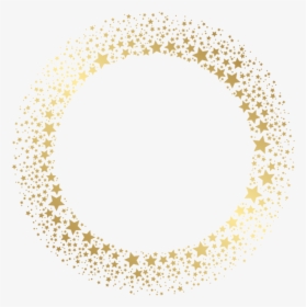 #frame #border #wreath #circle #round #stars #twinkle - Gold Stars Border Png, Transparent Png, Free Download