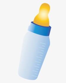 Baby Bottles Cartoon Drawing - Baby Bottle Transparent Background, HD Png Download, Free Download