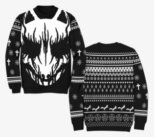 Black And White Ugly Christmas Sweater, HD Png Download, Free Download