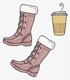 Transparent Boot Png - Winter Boots Illustration Png, Png Download, Free Download