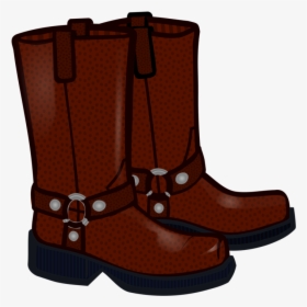 Brown,boot,riding Boot - Clipart Boots, HD Png Download, Free Download