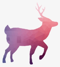 Animal Shadows Clipart Deer Silhouette Stock Photography - Silueta Reno, HD Png Download, Free Download