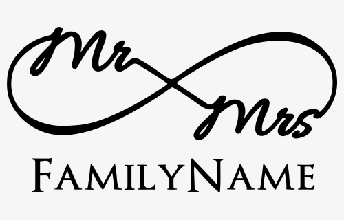 Mr And Mrs Infinity Sign, HD Png Download, Free Download