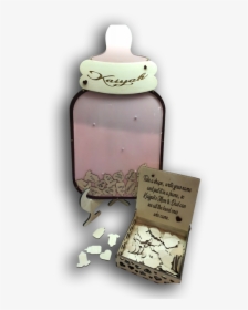 Baby Bottle Alternate Guestbook Made To Order - Baby Bottle, HD Png Download, Free Download