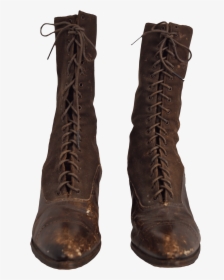 Brown Lace Up Boots, HD Png Download, Free Download
