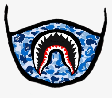 #bape #bapemask #mask - Bape Abc Blue Camo, HD Png Download, Free Download