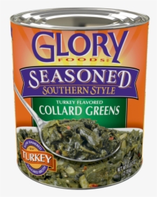Glory Foods Turkey Flavored Collard Greens - Glory Seasoned Collard Greens, HD Png Download, Free Download