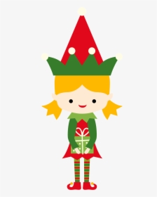 Hat Svg Buddy Elf - Girl Elf Clip Art, HD Png Download, Free Download