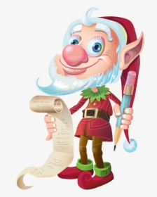 Doodley The Christmas Elf - Christmas Day, HD Png Download, Free Download