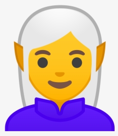 Woman Elf Icon - Android Elf Emoji, HD Png Download, Free Download