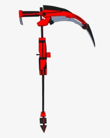 Rubys Scythe Colored By Aeronator - Anime Drawing Of Scythe, HD Png Download, Free Download