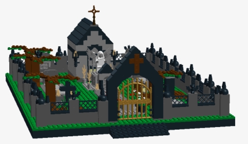 Modular Graveyard - Lego Graveyard Moc, HD Png Download, Free Download