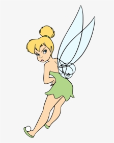 Transparent Tinkerbell Silhouette Png - Tinker Bell Back, Png Download, Free Download