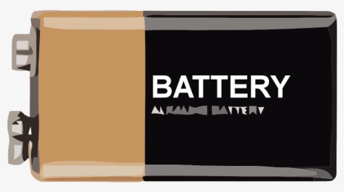File - 9volt-battery - Svg - 9 Volt Battery Vector, HD Png Download, Free Download