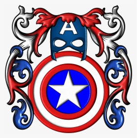 Captain America Coas Present Shield By Lord-giampietro - Captain America Shield Old, HD Png Download, Free Download