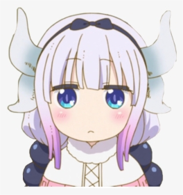 Kanna Dragonmaid Anime Animegirl Freetoedit - Maid Dragon Kanna Png, Transparent Png, Free Download