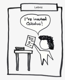 Leibnitz Invented Calculus - Cartoon, HD Png Download, Free Download