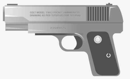 Handgun Clip Arts - Handgun Clip Art, HD Png Download, Free Download