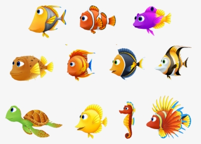 Turtle Fish Finding Nemo Seahorse , Png Download - Seahorse Characters In Finding Nemo, Transparent Png, Free Download