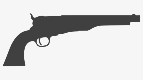 Transparent Gun Silhouette Png - Revolver Silhouette Png, Png Download, Free Download