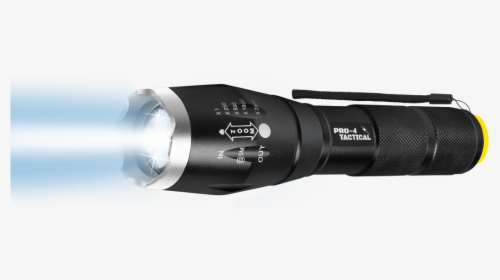 Pro 4 Tactical Flashlight - Flashlight, HD Png Download, Free Download