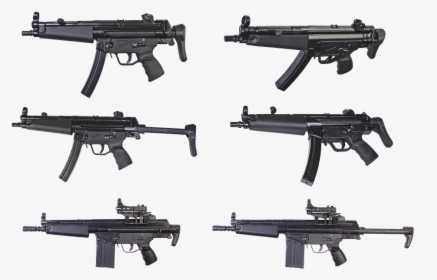 The Gun, Heckler Koch, Automatic, Portable, Weapons - Mp5, HD Png Download, Free Download
