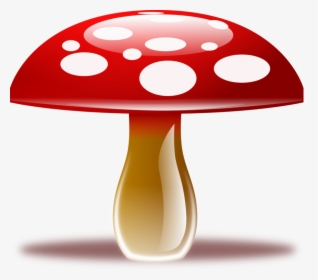 Table,mushroom,edible Mushroom - Cartoon Mushroom Png, Transparent Png, Free Download