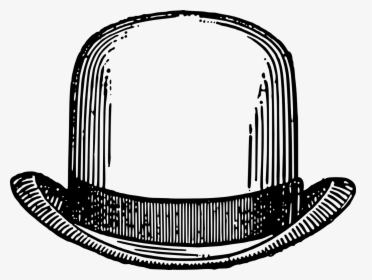 Bowler, Hat, Vintage, Retro, Man, Fashion, Male - Bowler Hat Clip Art, HD Png Download, Free Download