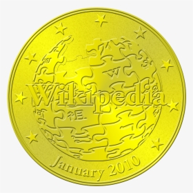Wikipedia Birthday Coin - Coin, HD Png Download, Free Download