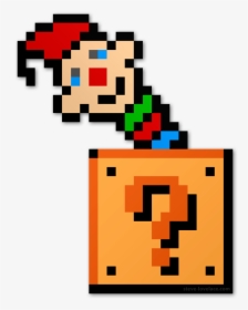8 Bit Jack In The Box “ - Mario Pixel Question Mark, HD Png Download, Free Download