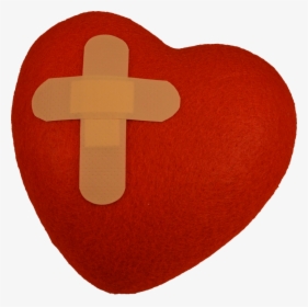 Heart, Patch, Heartache, Grief, Evil, Bandage, Protect - Corazon Con Parche, HD Png Download, Free Download