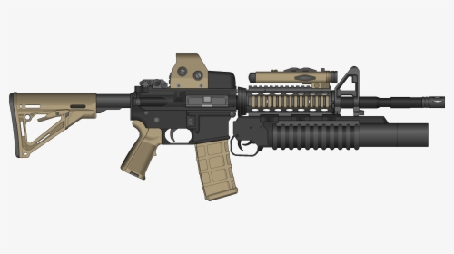 Fde Od Green Ar15 , Png Download - Png Rifle, Transparent Png, Free Download