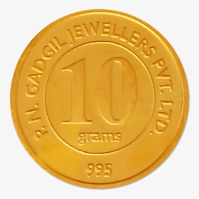 Gold Coins Png Download Image - 10 Gram Gold Coin Png, Transparent Png, Free Download