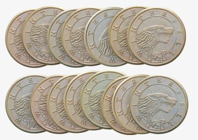 15 Rickard Stark Half-pennies Gaming Coins , Png Download - Coin, Transparent Png, Free Download