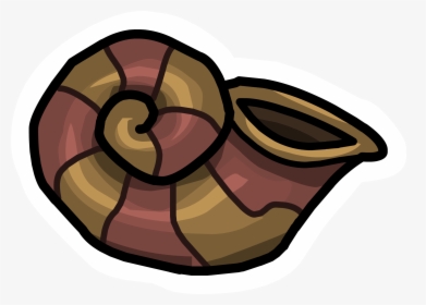 Clip Art Conch Shell Cartoon - Animated Shell Png, Transparent Png, Free Download