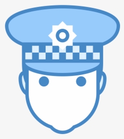 Uk Police Officer Icon - Police Icon Vector Illustration Graphic Png, Transparent Png, Free Download