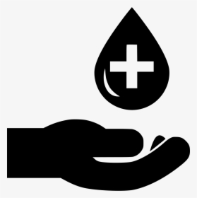 Blood Donation Hand Transfusion - Black & White Images Of Blood Donation, HD Png Download, Free Download