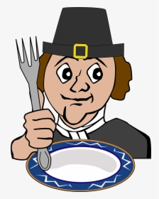 Free Png Transparent Images Pluspng Plate Person - Hungry Pilgrims Clipart, Png Download, Free Download
