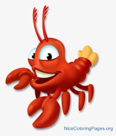Lobster Clipart Coloring Page - Langosta Png, Transparent Png, Free Download