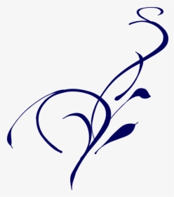 Blue Swirl Png - Vine Clip Art, Transparent Png, Free Download